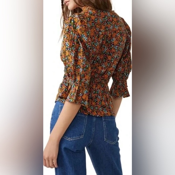 Free People I Found You Printed Top in Size Large - Picture 4 of 15